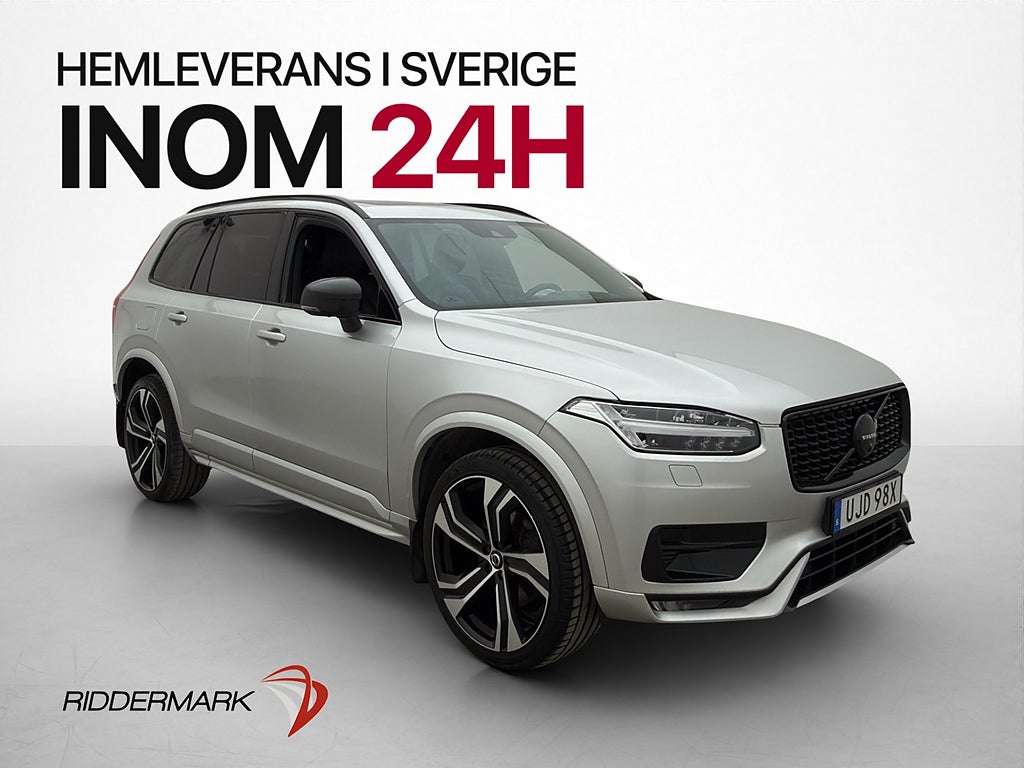 Volvo XC90 B5 AWD R-Design 7-Sits HUD B&W Pano Luftfjädring