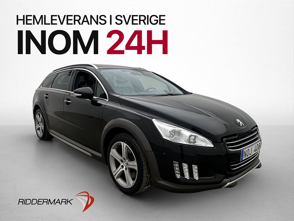 Peugeot 508 RXH 2.0 HDi 200hk Panorama Head Up Skinn