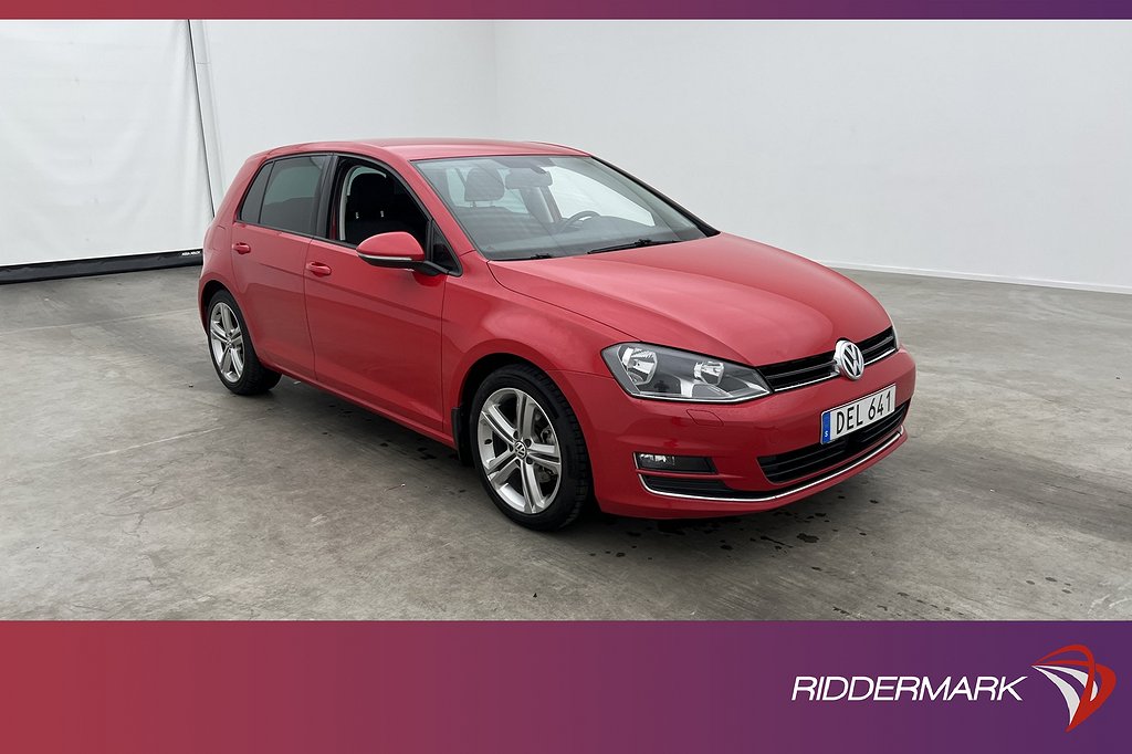 Volkswagen Golf 1.4 TSI 140hk Sensorer Alcantara Lågskatt