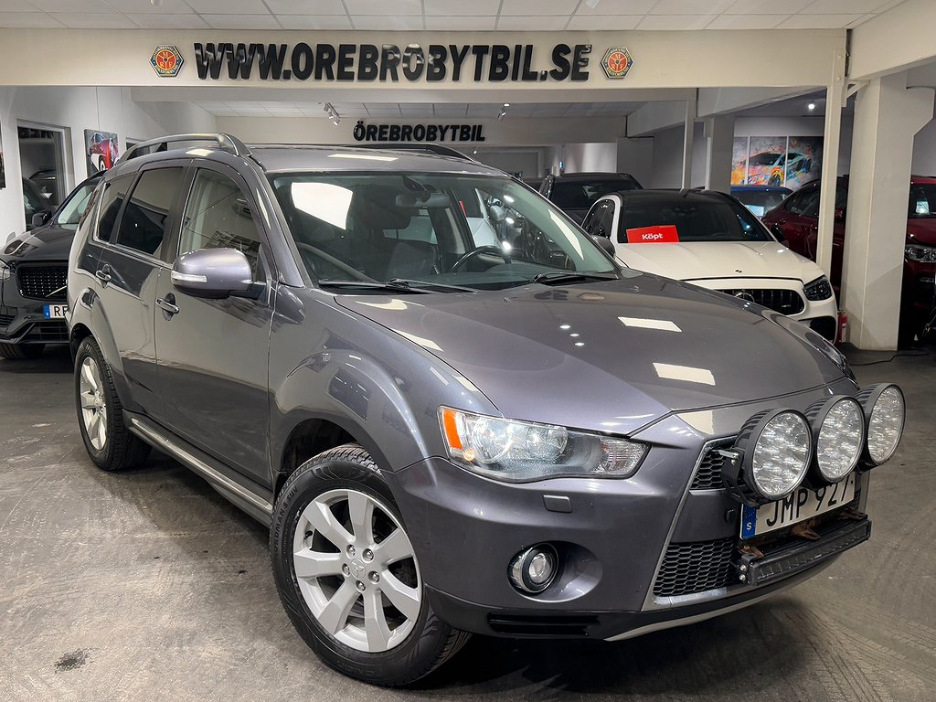 Mitsubishi Outlander 2.4 E85 4WD Aut Comfort M-värmare Drag