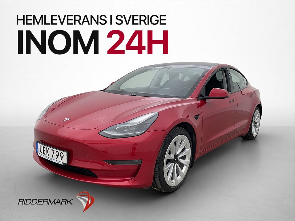 Tesla Model 3 Long Range AWD Panorama Kamera Värmepump