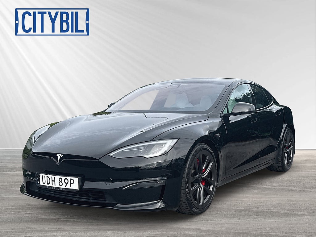 Tesla Model S Plaid 1020hk AWD - HW4 - FSD - 21" Arachnid - Drag Moms