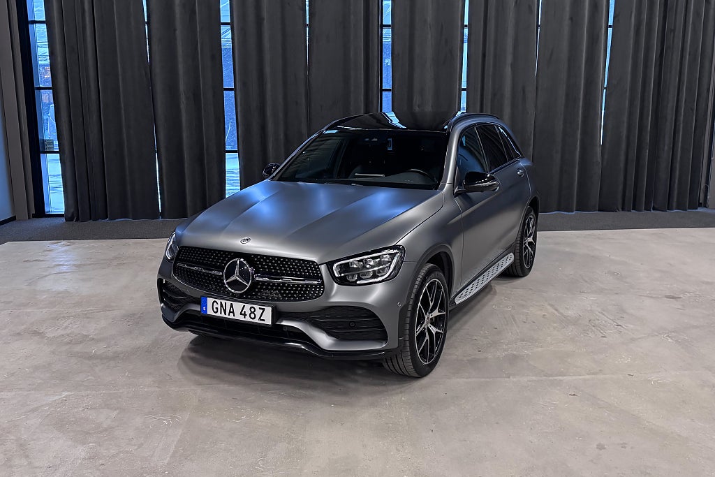 Mercedes-Benz GLC 300 de 4M|AMG|Night|Panorama|360°|Dragkrok|Moms|