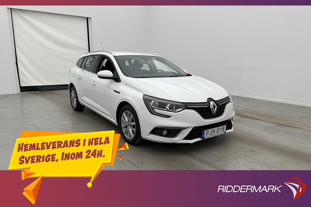 Renault Mégane 1.5 dCi D-Värmare Navi Kamrem-Bytt Låg skatt