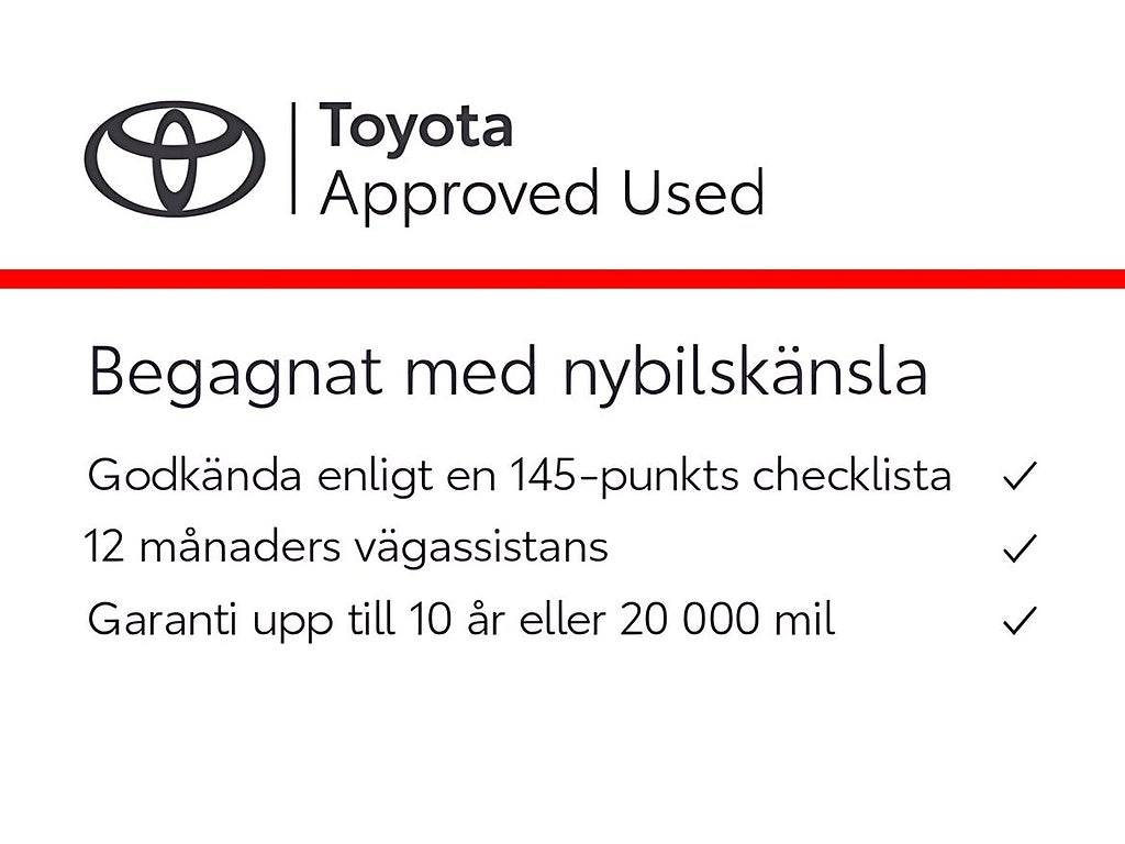 Toyota Yaris Active Komfortpaket P-sensorer Vinterhjul