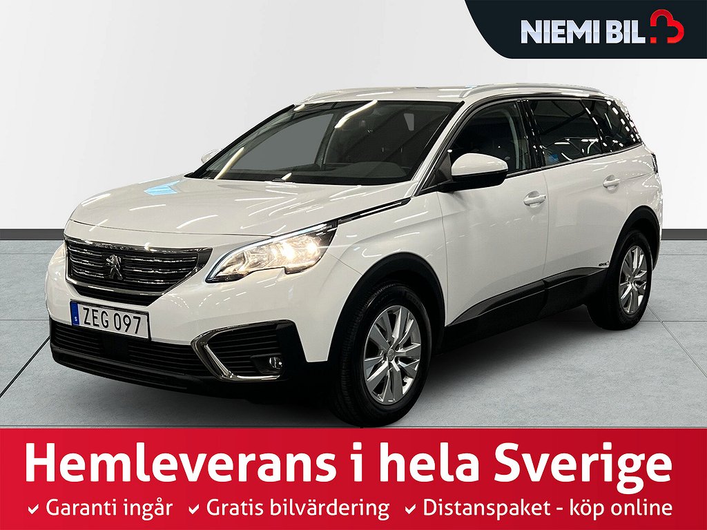Peugeot 5008 1.2 PureTech S&V-hjul/Carplay/M&K-värm/7-sits