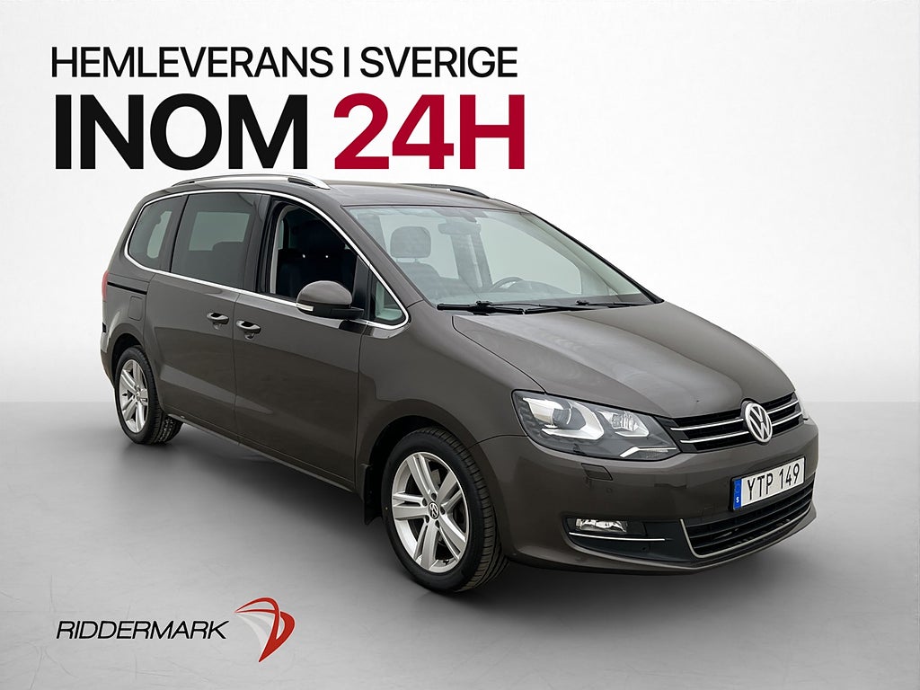 Volkswagen Sharan TDI 4M 184hk 7-Sits D-Värmare Kamera Drag