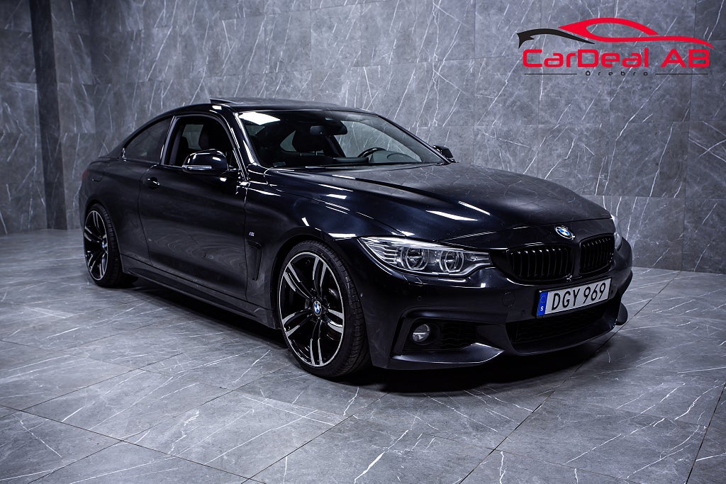 BMW 435 d xDrive Coupé M-Sport Värmare Taklucka Kamera Nav Elstolar Drag