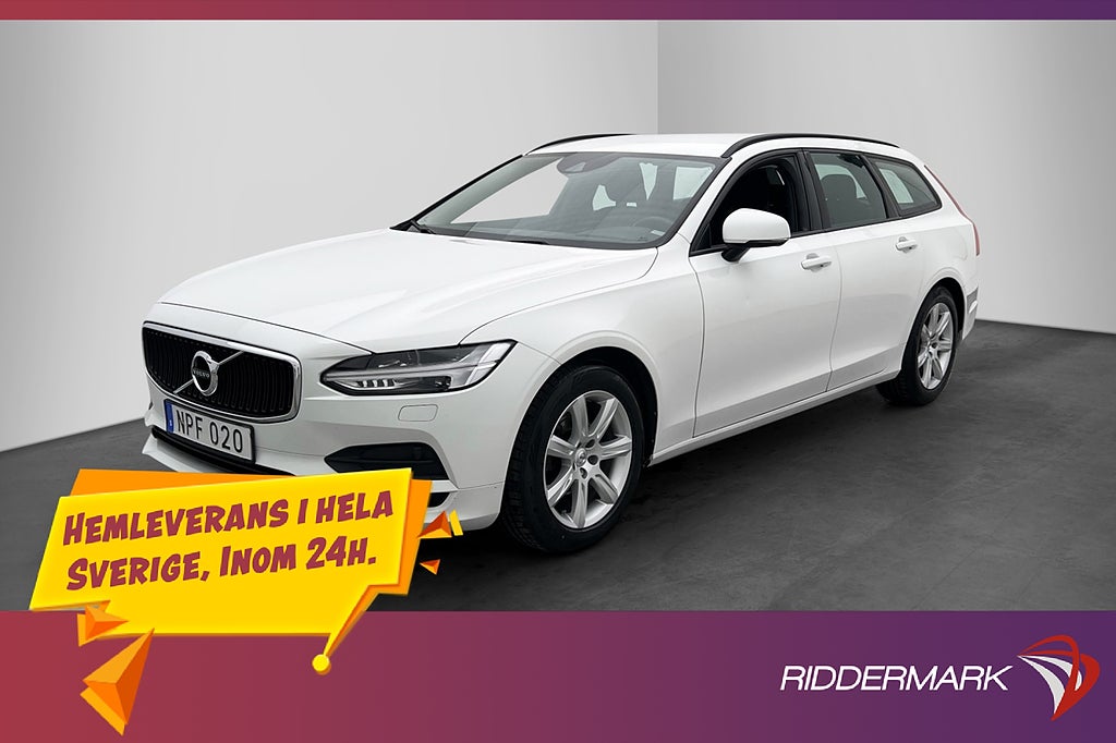 Volvo V90 D4 190hk Värmare Adapt-fart Rattvärme CarPlay Drag