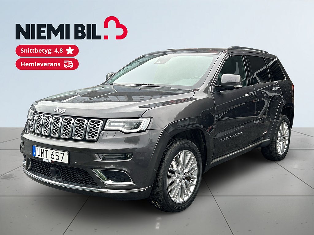 Jeep Grand Cherokee 3.0 V6 CRD 4WD Aut Panorama/Skinn/H&K/Navi/Rattvärme