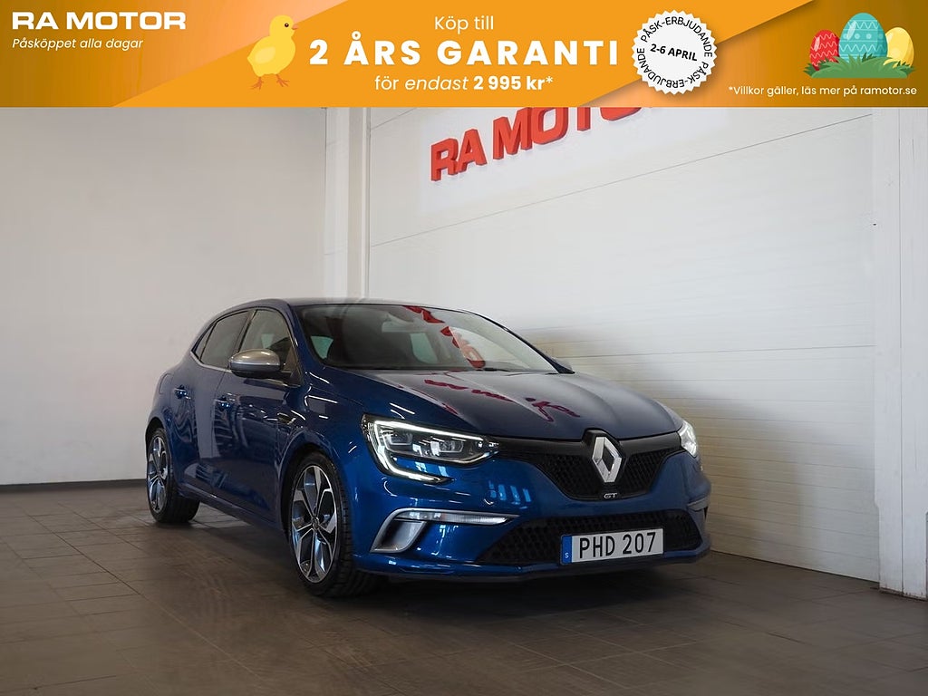 Renault Mégane GT Sport 1.6 TCe 205hk Kamera Navi Bose HUD 2017