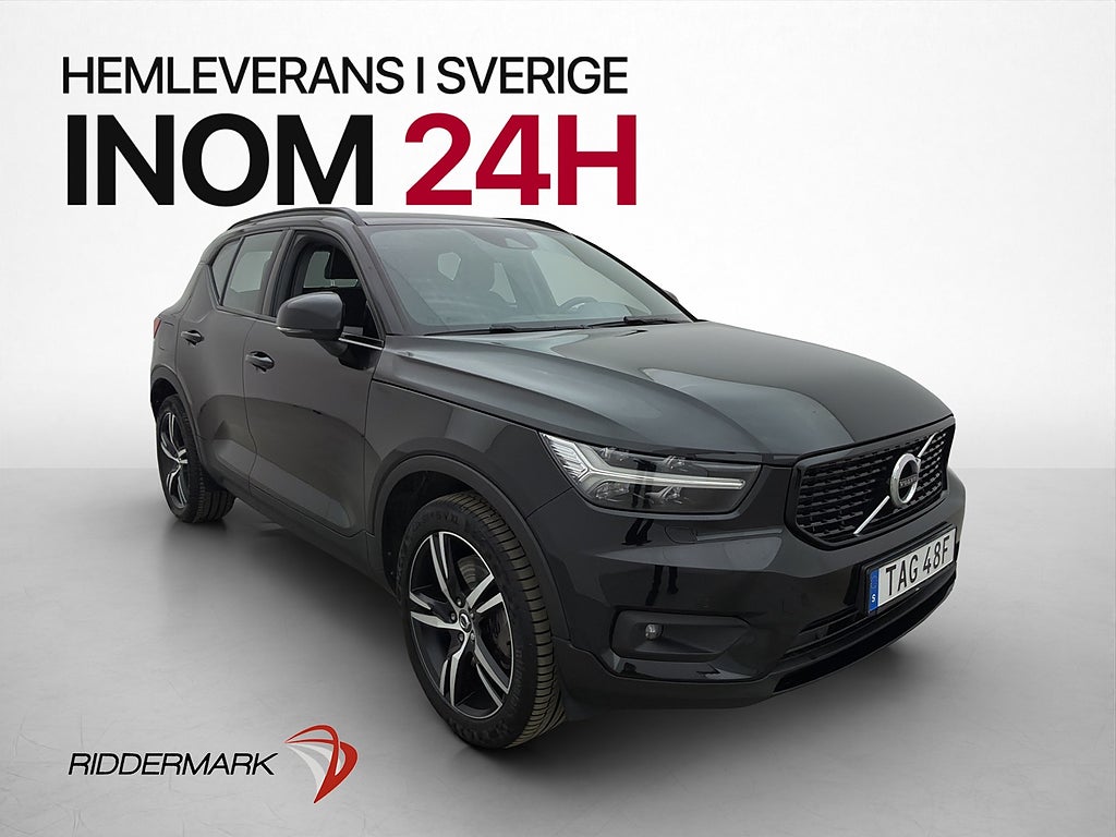 Volvo XC40 Recharge T4 R-Design VOC H/K Kamera Halvskinn GPS