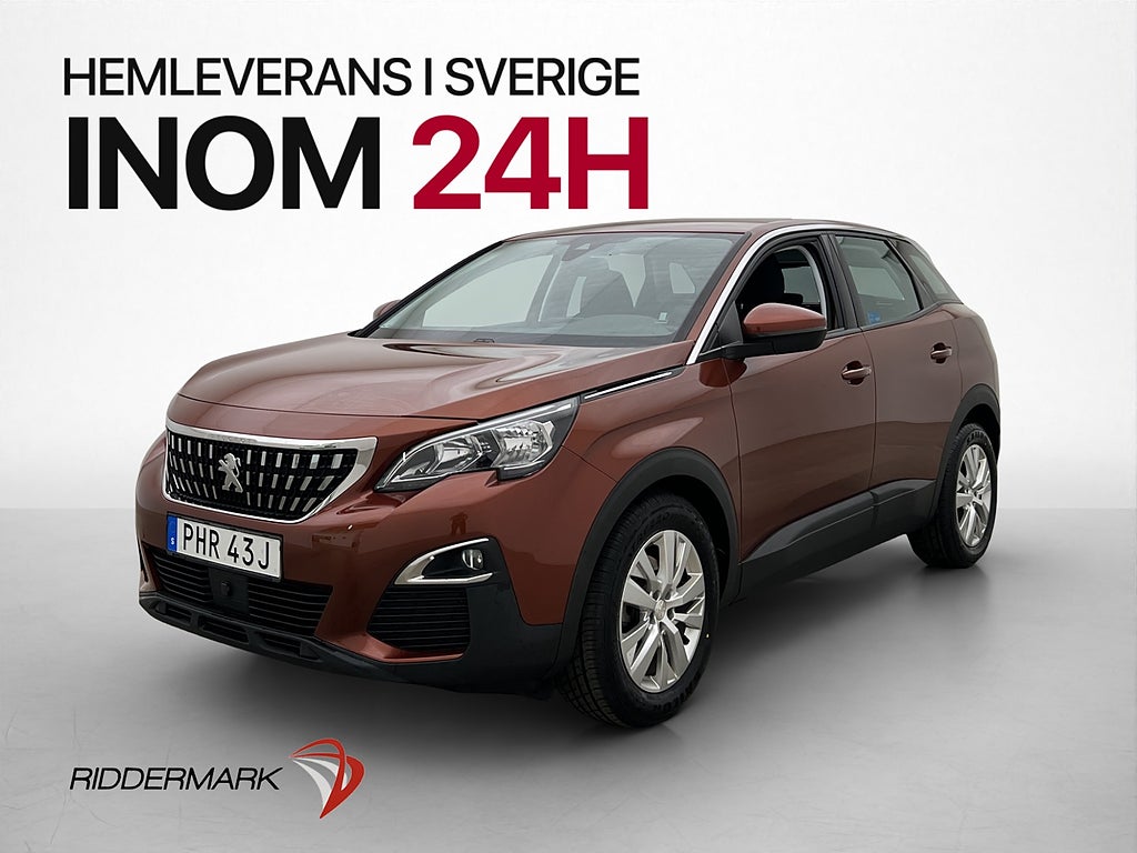 Peugeot 3008 1.2 PureTech Active Värmare CarPlay Dragkrok