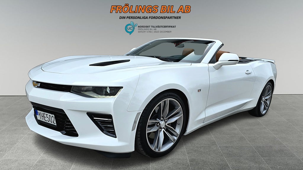 Chevrolet Camaro SS Convertible Euro 6 Sv. Såld 2 Ägare 'Som ny' 2300Mil