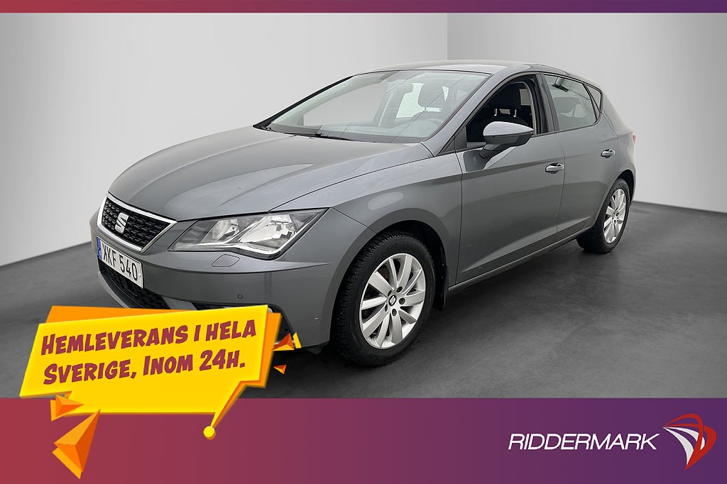 Seat Leon TSI 110hk Style P-Sensorer Farthållare 0,49l/mil