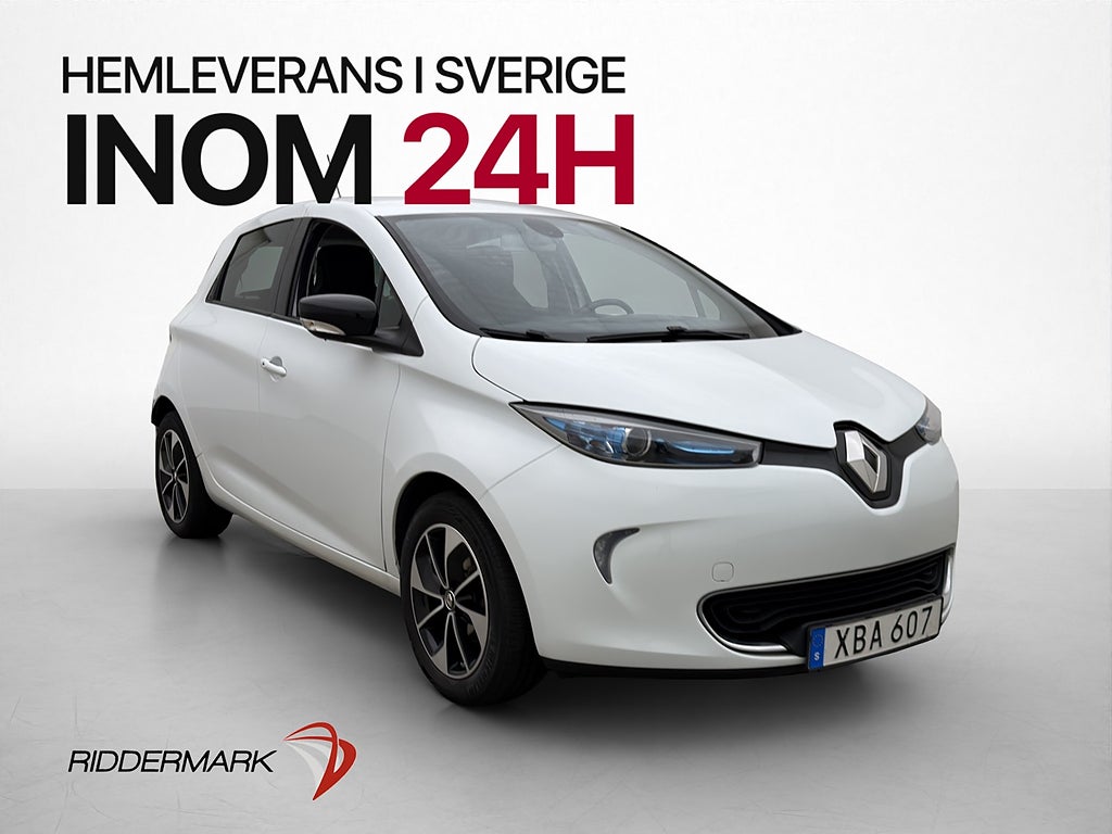 Renault Zoe R90 41 kWh Friköpt Batteri Kamera Navigation