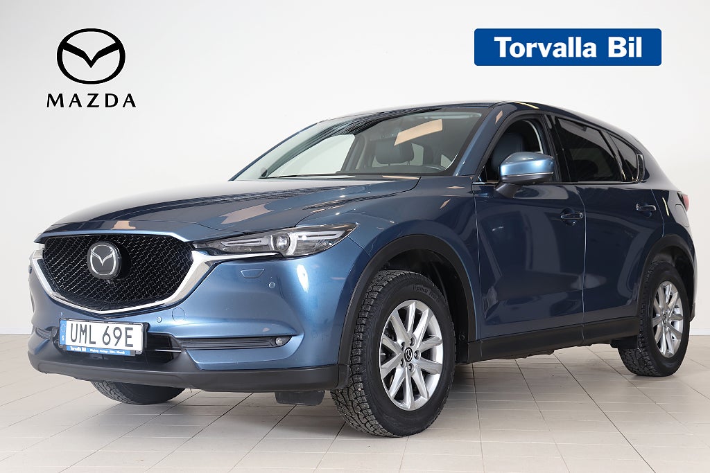 Mazda CX-5 Optimum 150hk AWD V-hjul Drag 360° M-värmare Navi HUD 