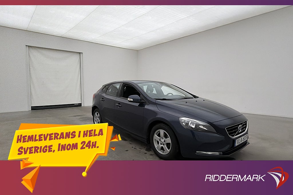 Volvo V40 D2 115hk D-Värmare Bluetooth 0.34l/mil