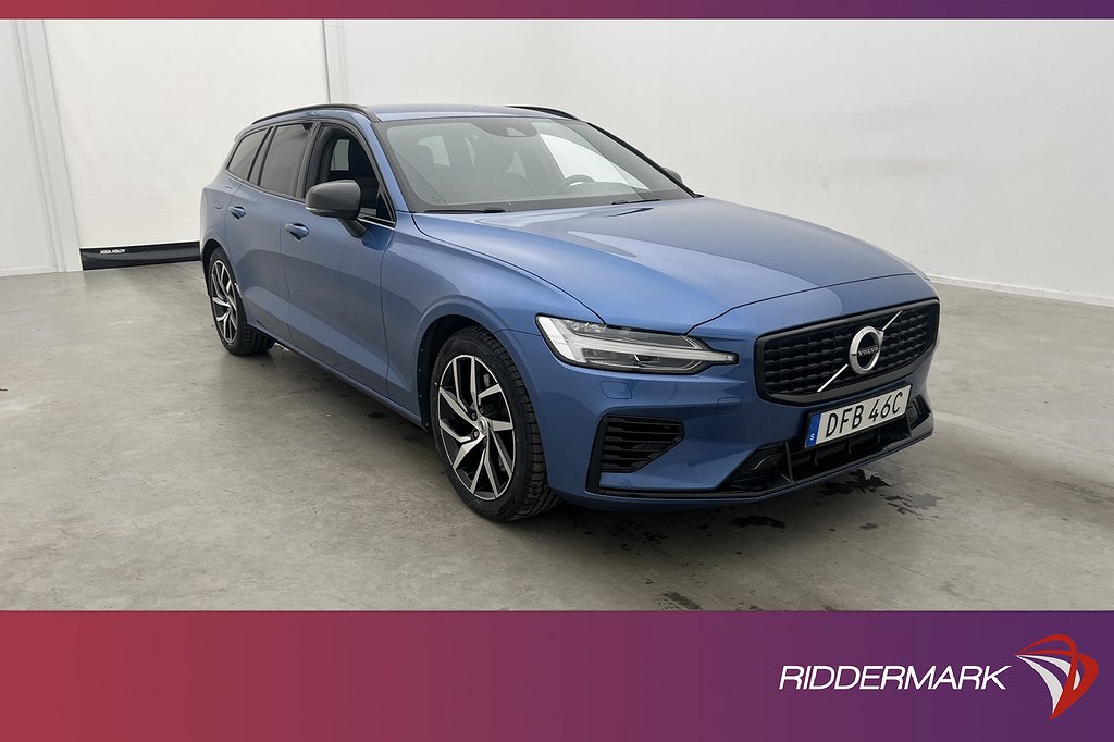 Volvo V60 Recharge T6 R-Design VOC P-Värm Kamera Drag MOMS