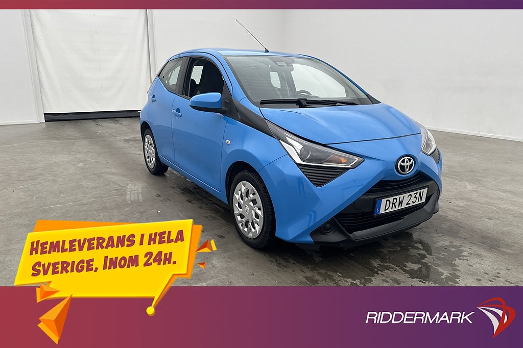Toyota Aygo 1.0 VVT-i x-shift 72hk X-PLAY Kamera Låg skatt