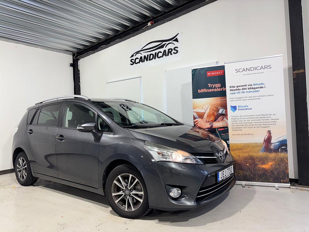 Toyota Verso 1.6 Euro 6 NYBESIKTAD NYSERV 7 SEATS DRAG BAKAMERA