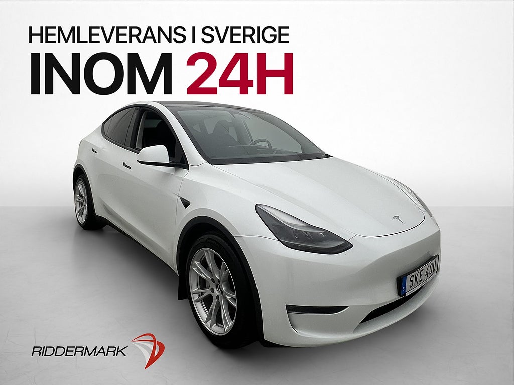 Tesla Model Y Long Range AWD Dragkrok Svensksåld MOMS