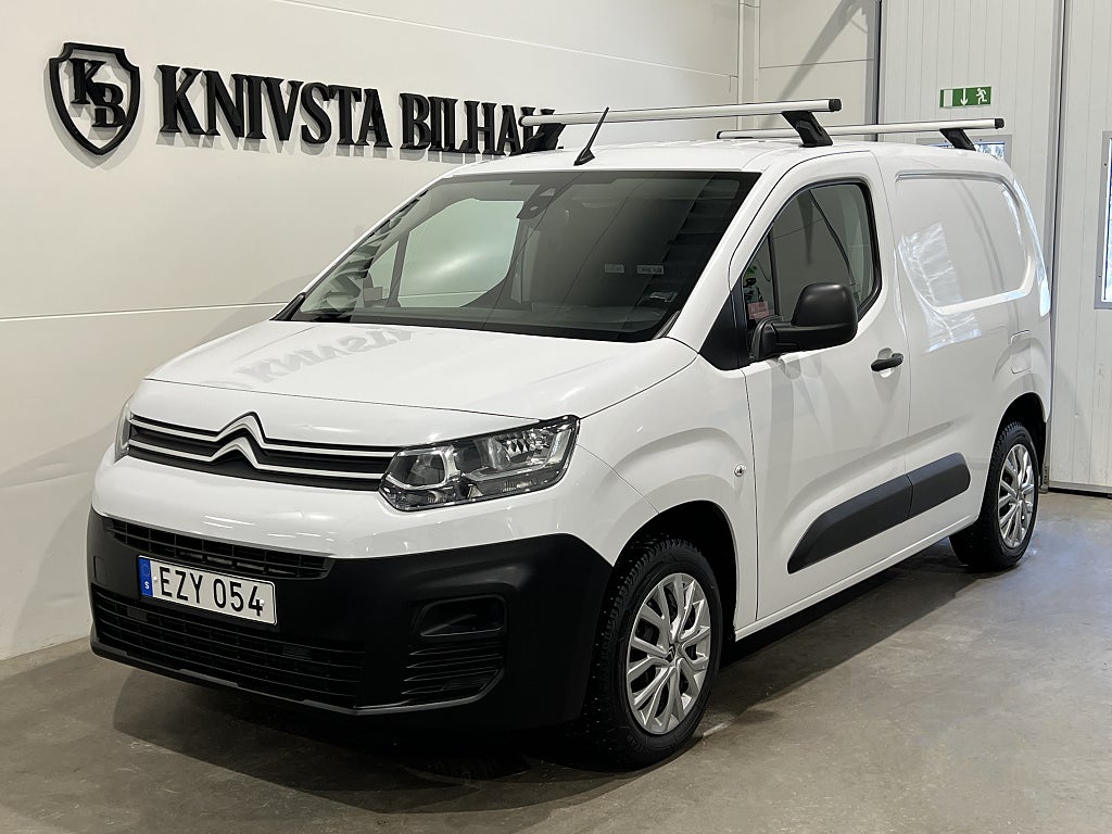 Citroën Berlingo Van 1.5 BlueHDi 3-sits Moms Värmare Drag 102hk