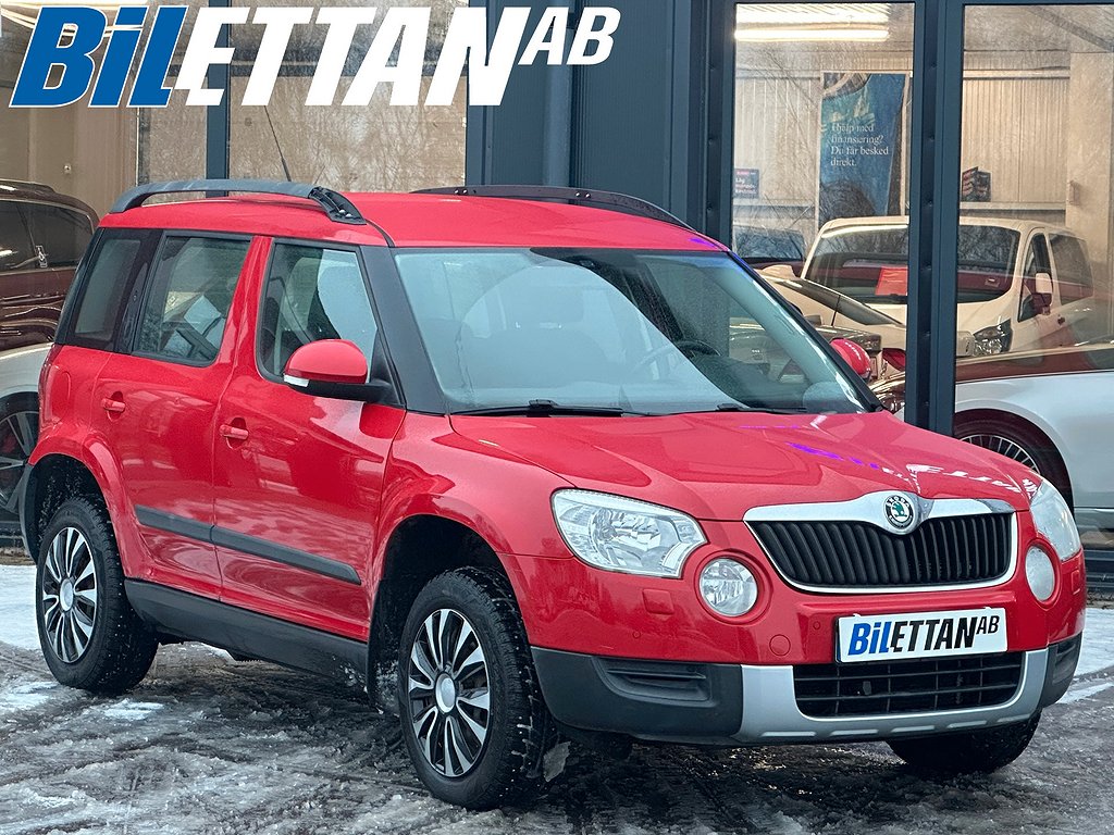 Skoda Yeti 2.0 TDI 4x4 Ambition Euro 5|Dragkrok|Navi|Värmare