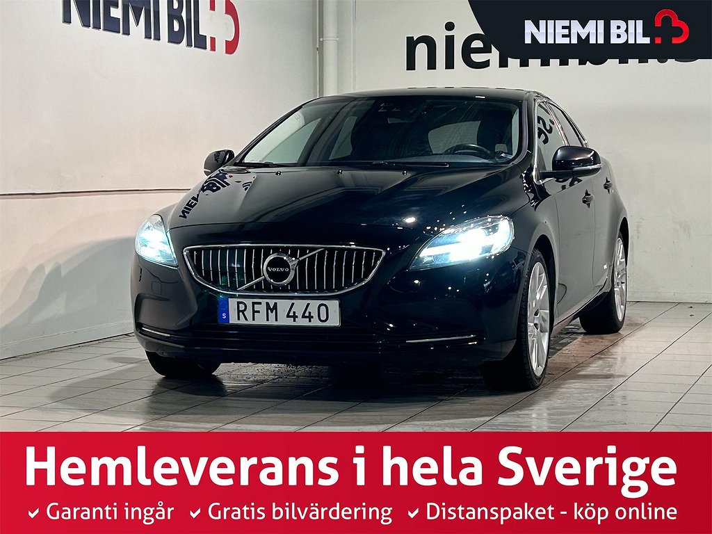 Volvo V40 D3 Inscription Drag Dvärm Skinn VoC S/V-hjul