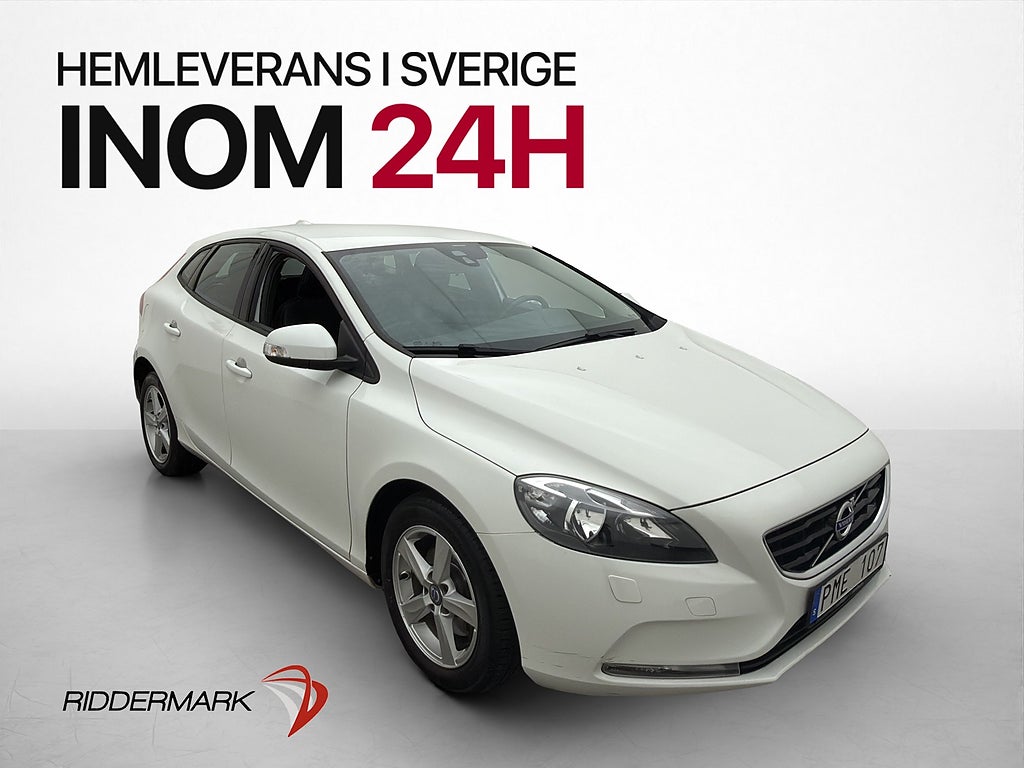 Volvo V40 T3 150hk Kinetic B-Kamera Farthållare Sensorer