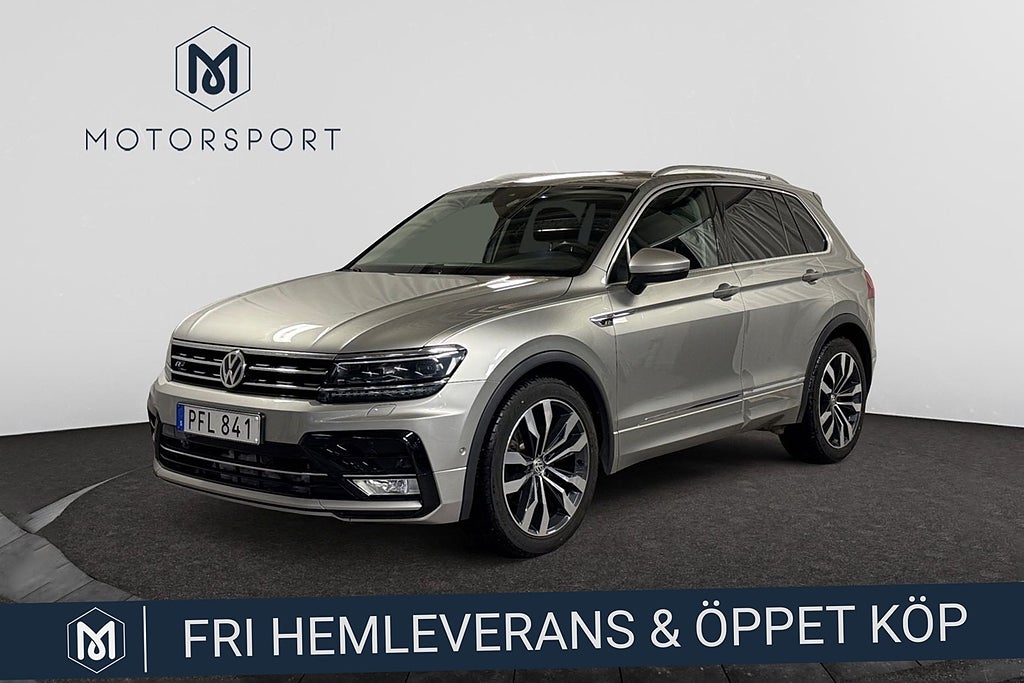 Volkswagen Tiguan 190hk R-Line 4M Aut Värmare Backkamera Drag