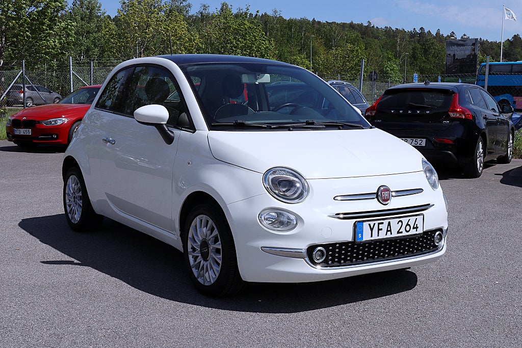 Fiat 500 1.2 8V Lounge 69hk 0%Ränta 0 kontant Euro 6