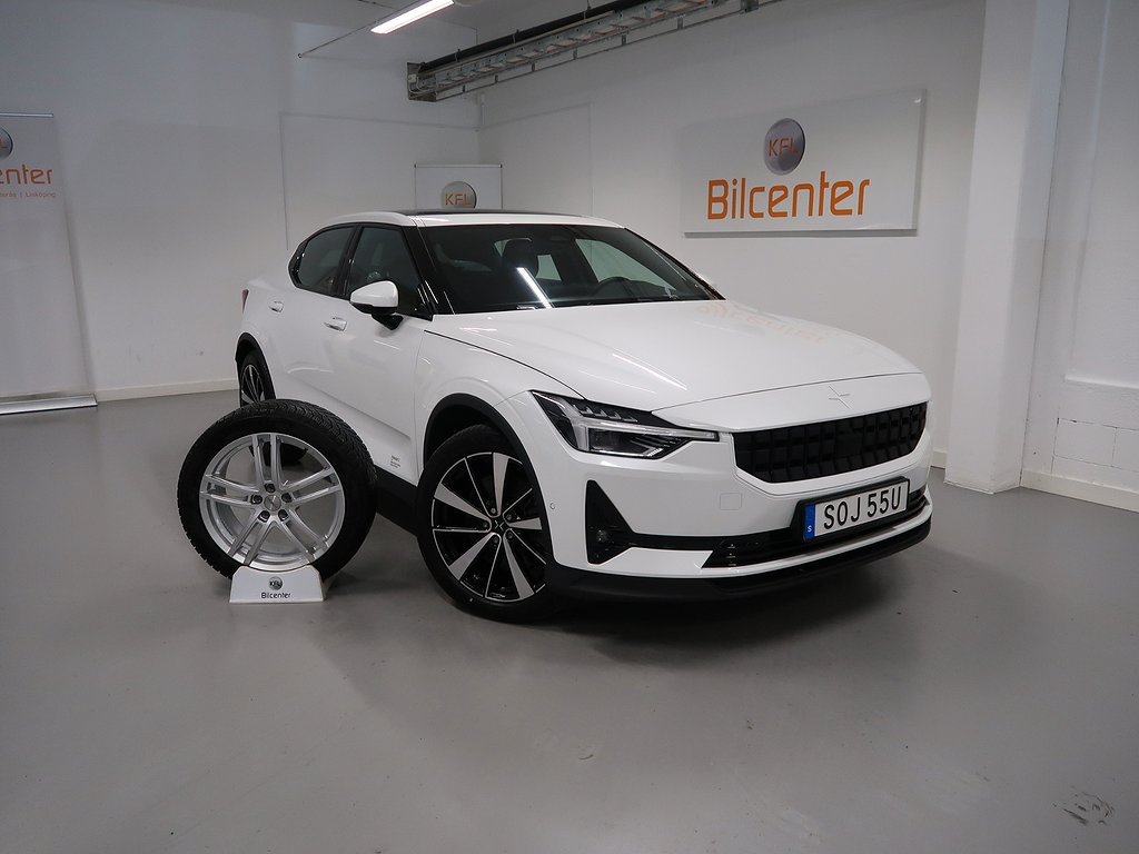 Polestar 2 Long Range Dual Motor Pilot Plus V-Däck ingår Drag-Pano-H/K-360k