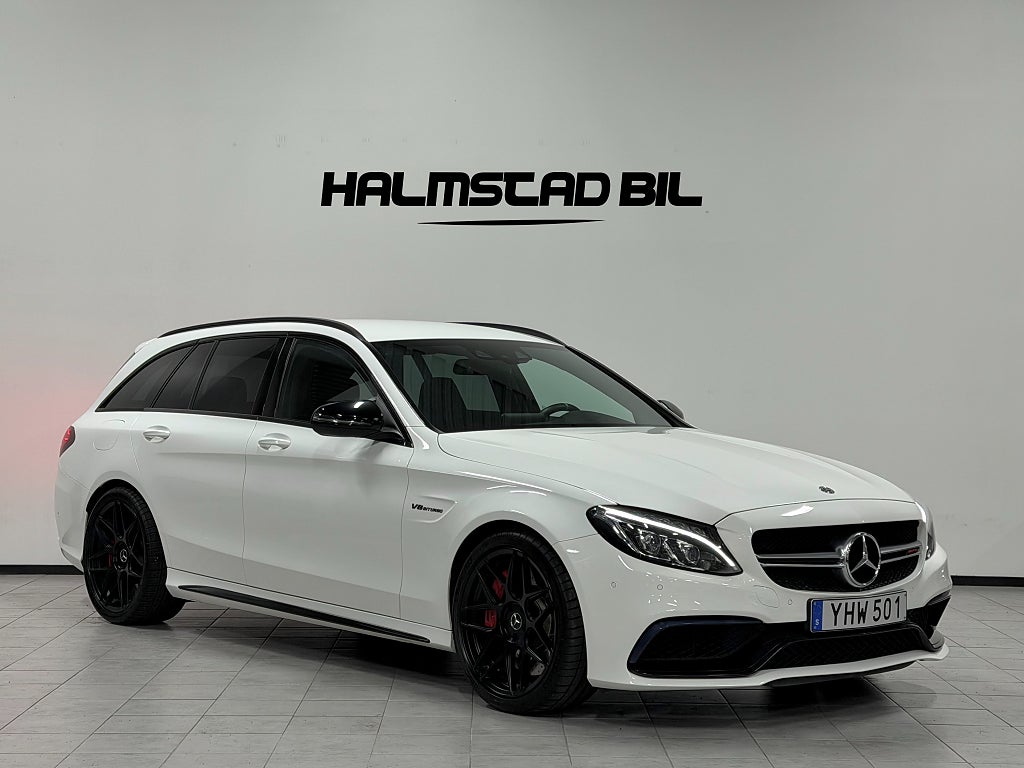 Mercedes-Benz C63 S 510hk | AMG Performance | Skalstolar | Burmester | HUD