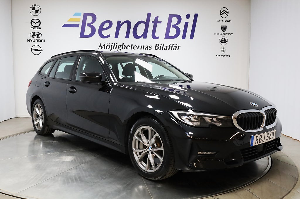 BMW 330e Touring Sport line Aktiv Farthållare/1ägare/2,99% Ränta