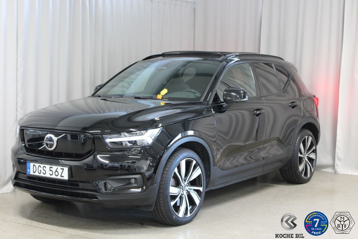 Volvo XC40 P8 Recharge Twin Pro, Panorama, 360 kam, Värmepump