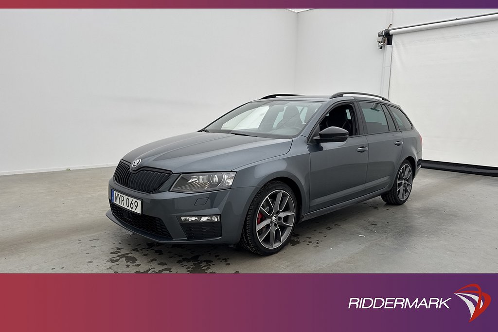 Skoda Octavia RS 4x4 TDI 184hk Premium D-Värmare Canton Drag