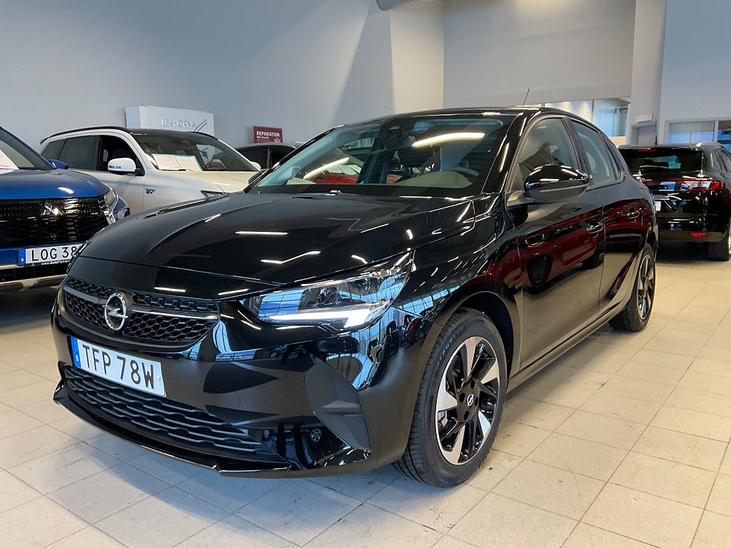 Opel Corsa-e 50 kWh 136hk Kamera Rattvärme Moms 