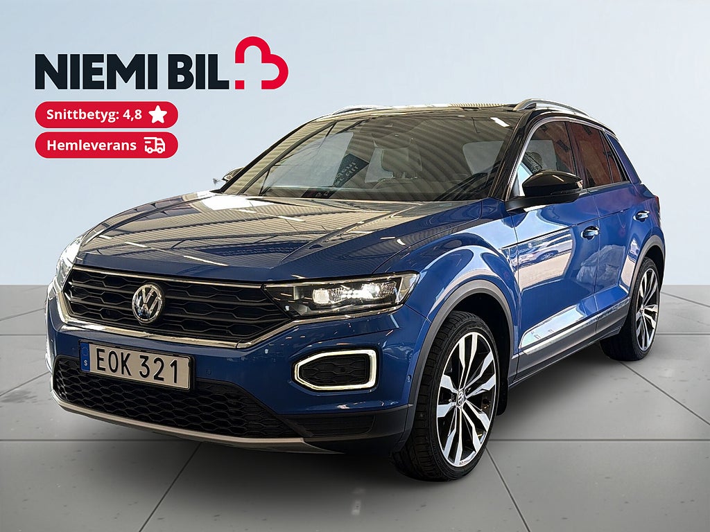 Volkswagen T-Roc 2.0 TSI4Motion GT S&V-hjul/Drag/Skinn/Pvärm/Beats/Pano