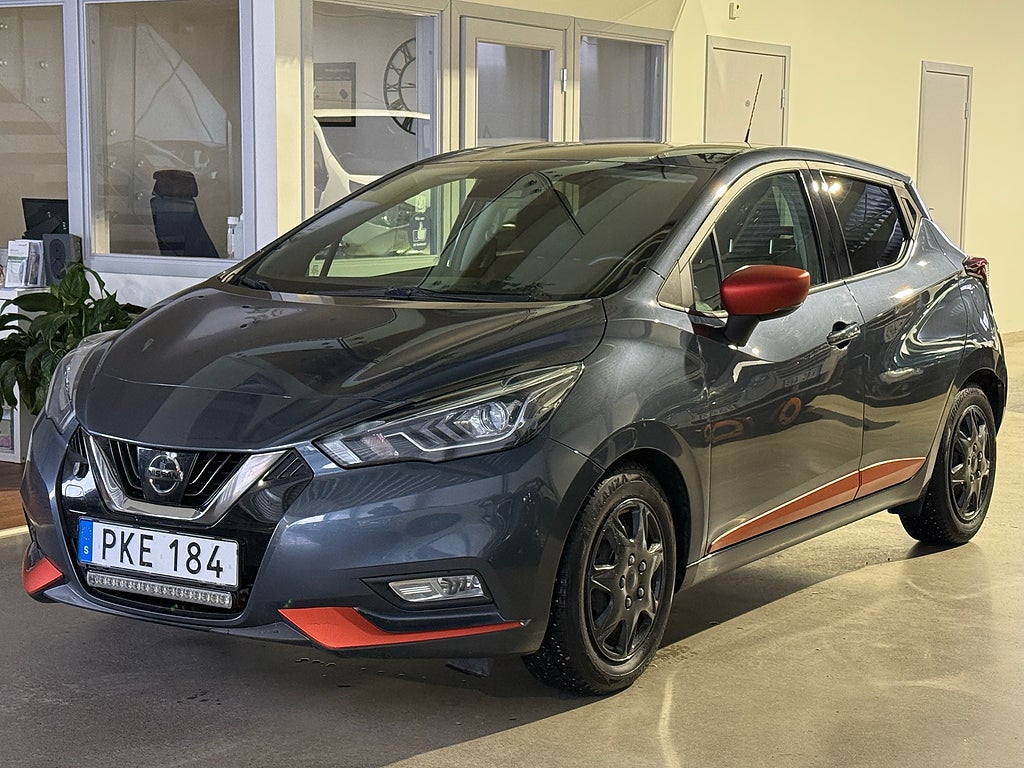 Nissan Micra 0.9 Turbo 90hk Euro 6 (Ny bes, Ny servad, Bluetooth)