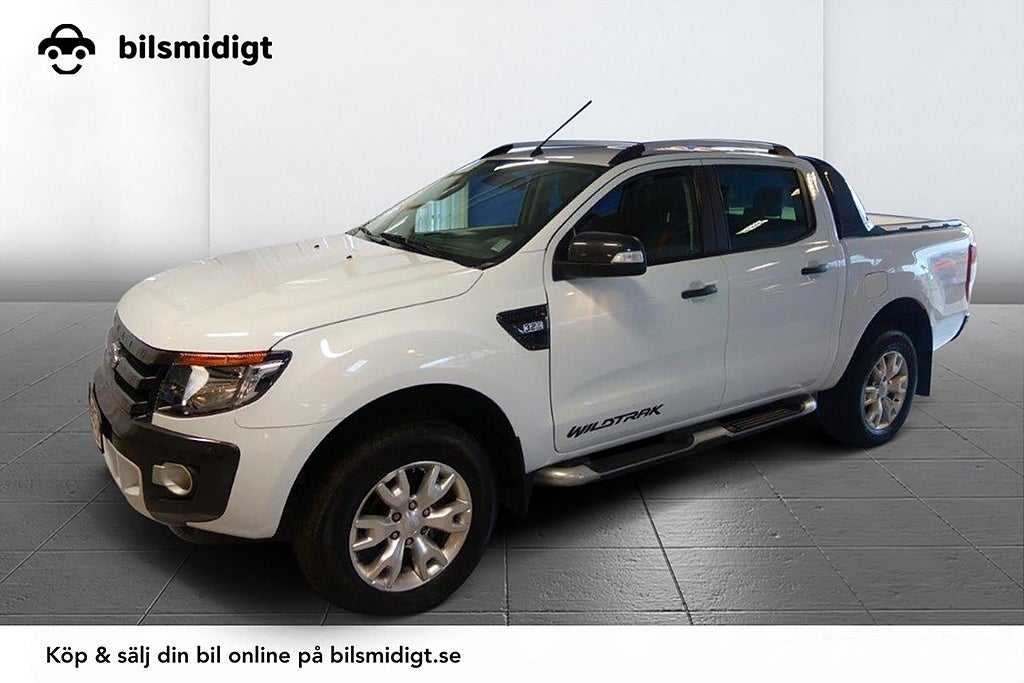 Ford ranger Dubbelhytt 3.2 TDCi 4x4 Wildtrack Aut Drag Kamera MOMS 200hk