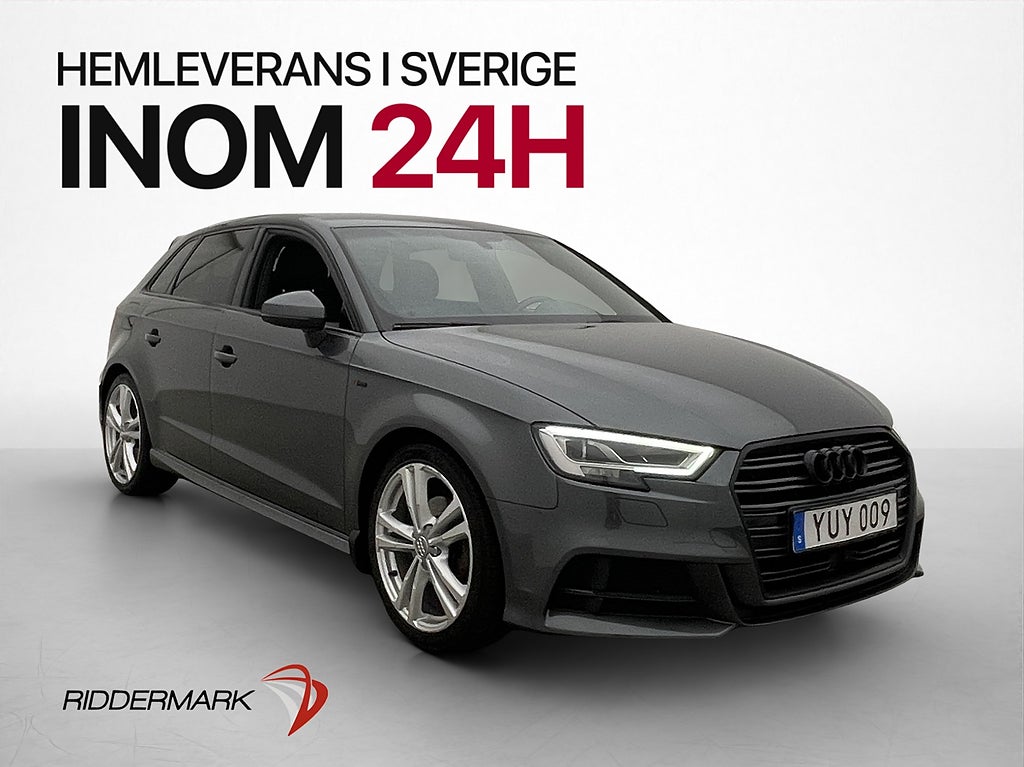 Audi A3 Sportback 1.5 TFSI S Line B&O Halvskinn Adaptiv-Fart