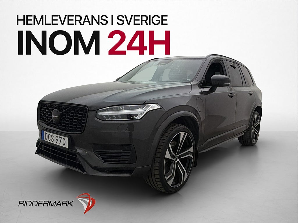 Volvo XC90 T8 AWD 456hk 7-sits Ultimate-Dark Pano HuD B&W