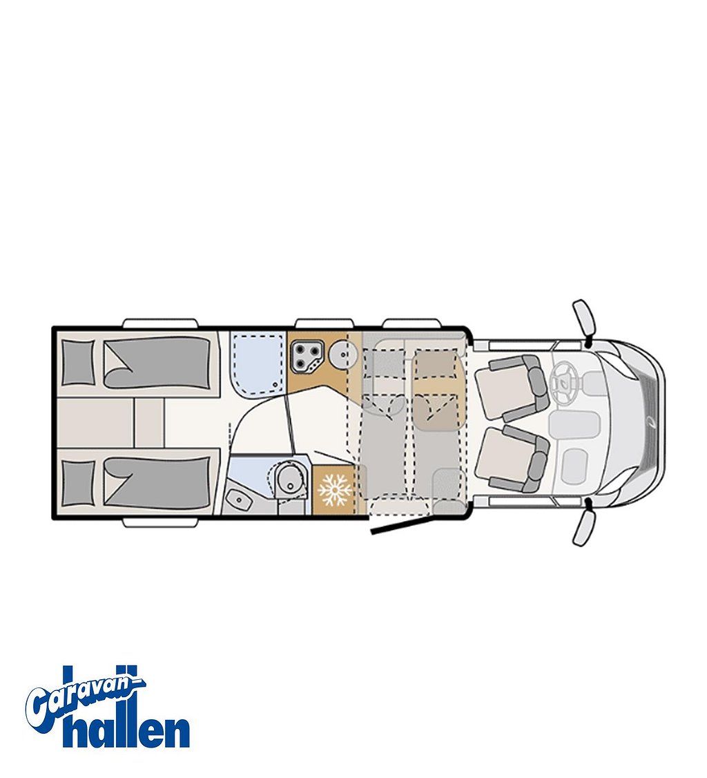 Dethleffs Pulse T 7051 EB GT (Ingen taksäng)