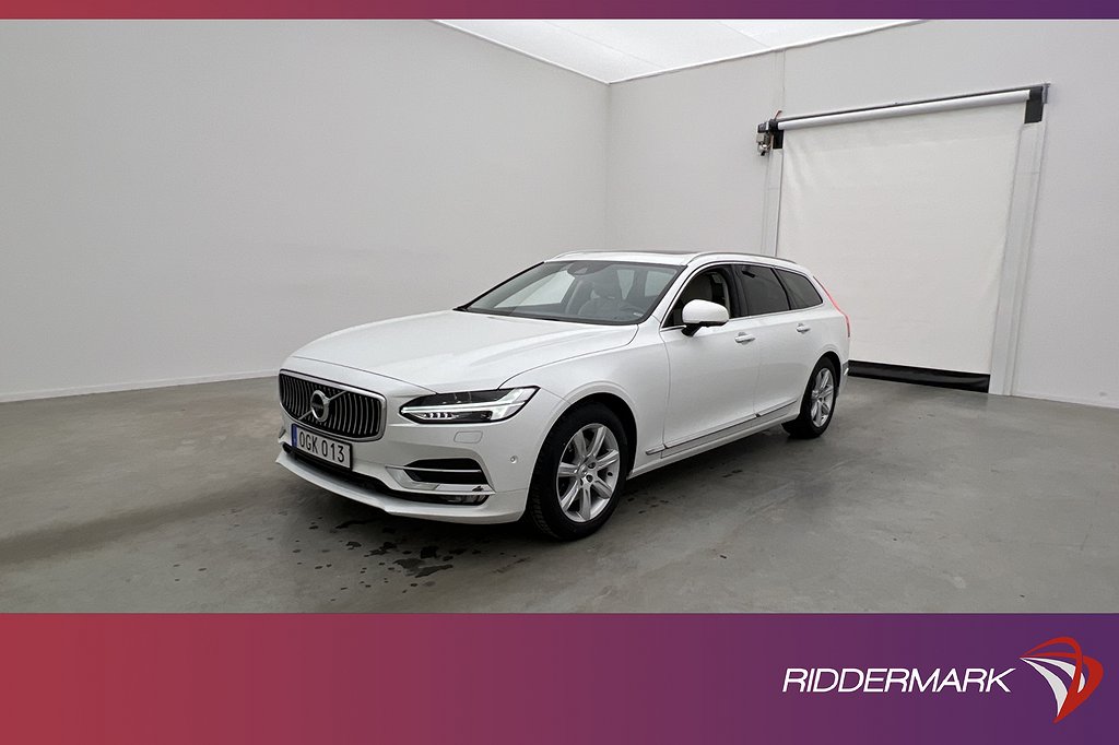 Volvo V90 D4 Inscription VOC Värmare Pano 360° HUD Navi BLIS