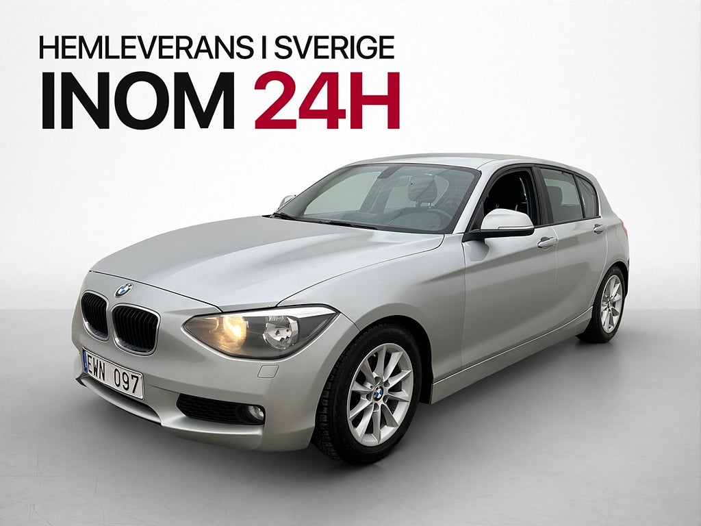 BMW 116 d 116hk P-Sensorer Keyless Farthållare Bluetooth