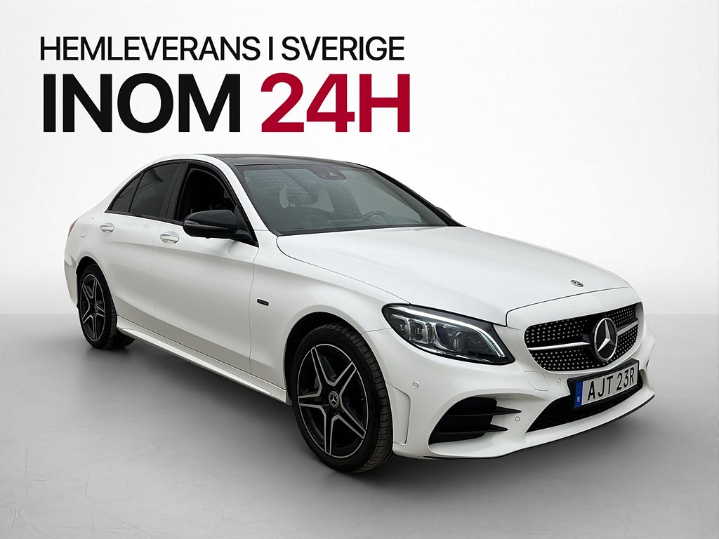 Mercedes-Benz C300 e AMG Cockpit Pano Burmester Värm 360°