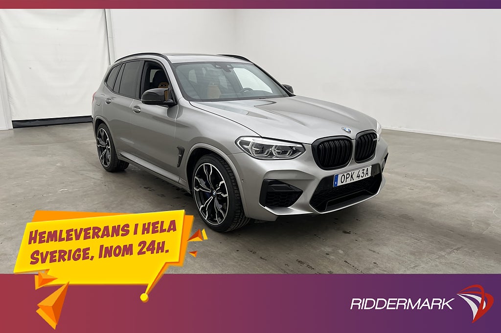 BMW X3 M Competition 510hk Pano H/K HUD 360° Sportavgas