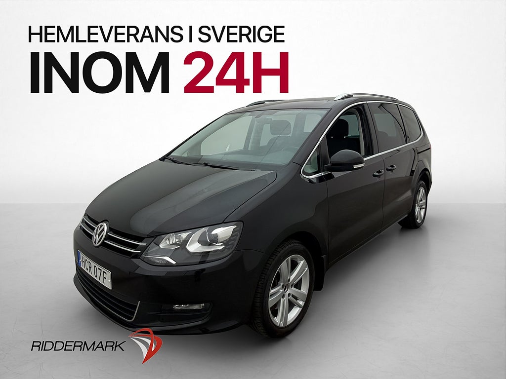 Volkswagen Sharan TDI 7-Sits Pano El-Dörrar D-Värmare  Drag