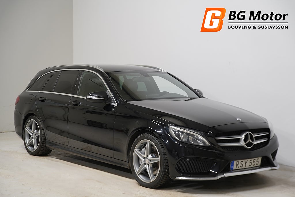 Mercedes-Benz C 250d T 204HK 4M AMG Drag/Burmester/D-Värm